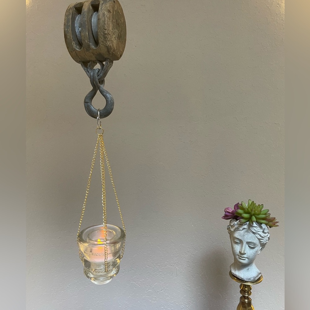 Vintage Upcycled Glass Insulator